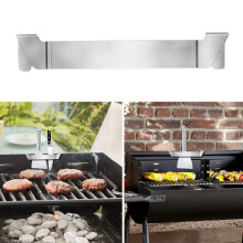 Barbecue Buddy, Grillzubehör für drinnen und draußen, Spatelhalter aus Edelstahl mit superstarker Magnetisierung, Grillbesteck-Ablage