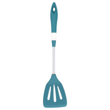 Espátula de arroz em pé, colher de silicone resistente ao calor, espátula antiaderente para servir, utensílio multiuso, utensílio com cabo