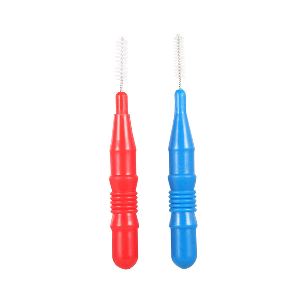 50pcs Interdental Brush Floss Head Tooth Picks for Teeth Cleaning and Care
