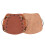 Shooting Archery Leather Arm Guard, Adjustable, Light Brown 21*18.5cm 14