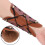Shooting Archery Leather Arm Guard, Adjustable, Light Brown 21*18.5cm 12