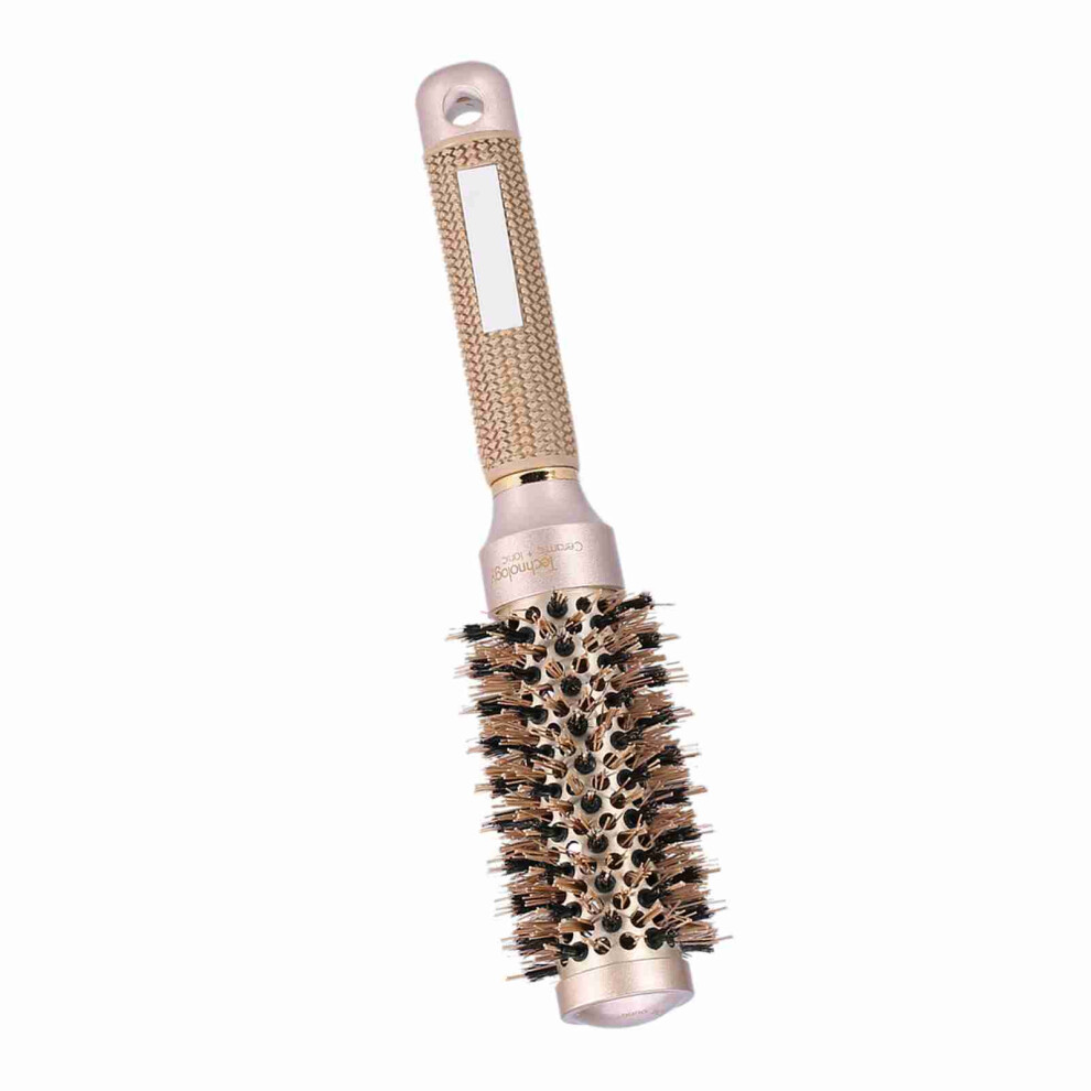 Unisex 32Mm Ceramic Round Comb For Hair Curling - Salon Hairdressing Tool