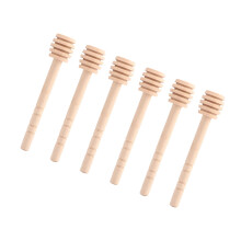 50 Wooden Dipper Sticks 10cm for Honey Jars and Kitchen Cooking Tools