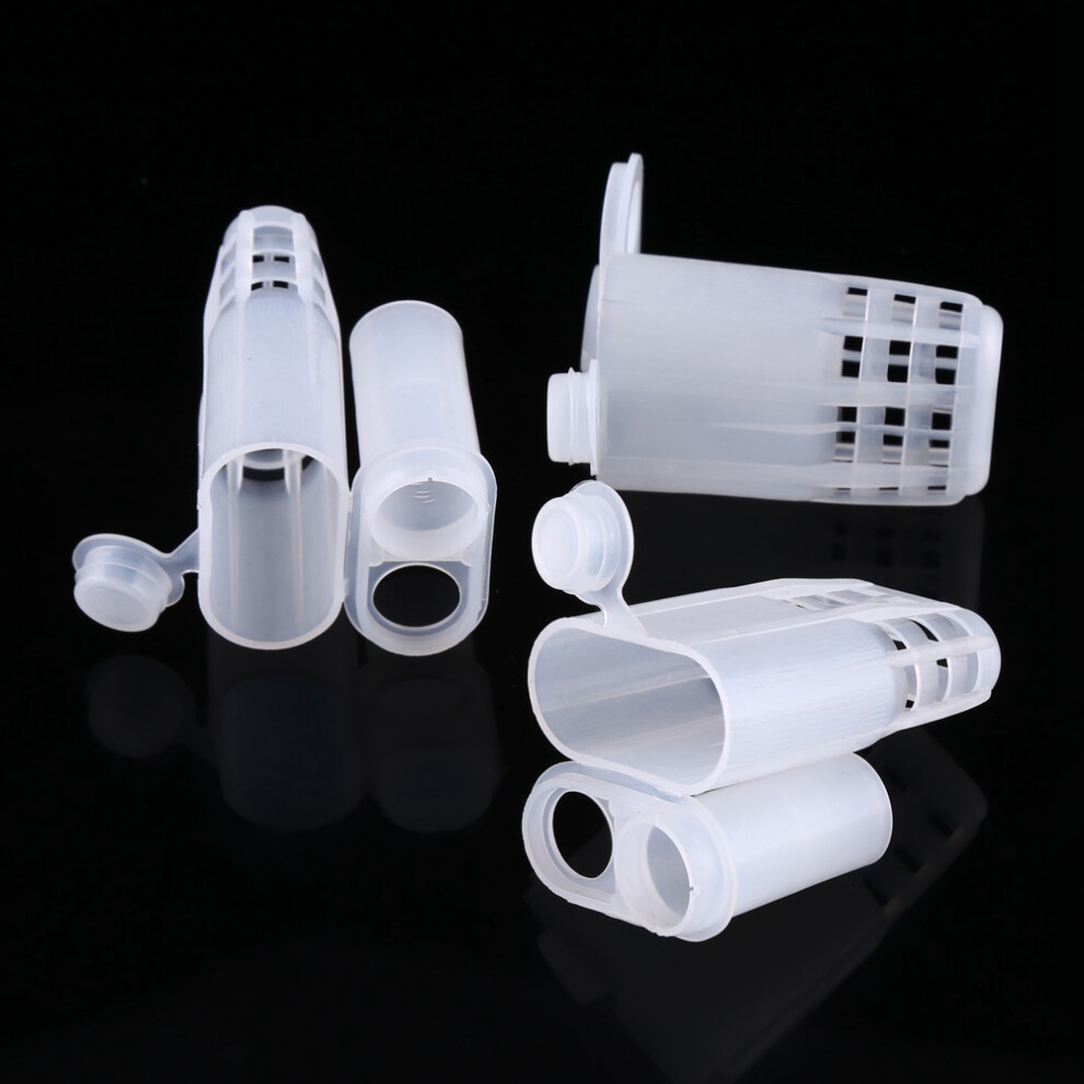 Australian Beekeeping 10 Pack Plastic Queen Bee Cages Isolator Insectary Boxes 7661363019769