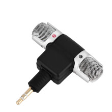 Mini-Stereo-Mikrofon 3,5 mm Goldstecker für PC, Laptop, Kamera, Recorder