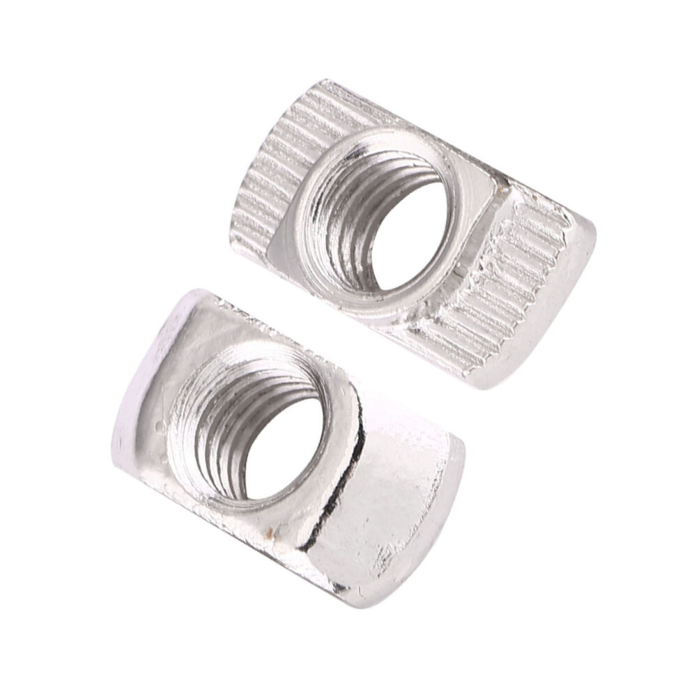 Eu40 M819.510 Nickel Plated Carbon Steel T Slot Hammer Head Nut 50Pcs 9311363020439