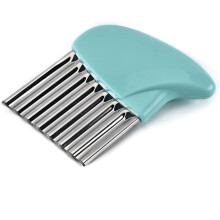 Stainless Steel Wavy Chopper, Anti-Rust Material For Crinkle Cuts On Various Vegetables And Fruits, Enhance Your Food Presentation With Elegant Waves,
