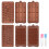 Καλούπια σοκολάτας σιλικόνης κατάλληλης για τρόφιμα, ασφαλή για πλυντήριο 1