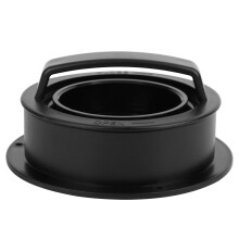 Non-stick ringer for burgerpresse, 3-i-1-fylt burgerpresse, BPA-fri ABS-plast for sikker bruk, rask rengjøring med oppvaskmaskinsikker konstruksjon,
