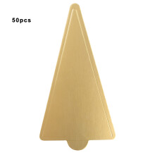 Versatile Pastry Displays Mini Gold Cake Cardboard Mousse Cupcake Base Edge Handle Non Toxic Odorless Grease Proof Durable For Home And Commercial Bak