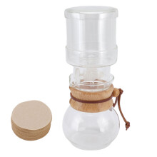 Elegante Kaffeemaschine mit Edelstahlfilter für reinen Geschmack, verstellbarer Filter für präzise Kontrolle, wiederverwendbares Brühwerkzeug