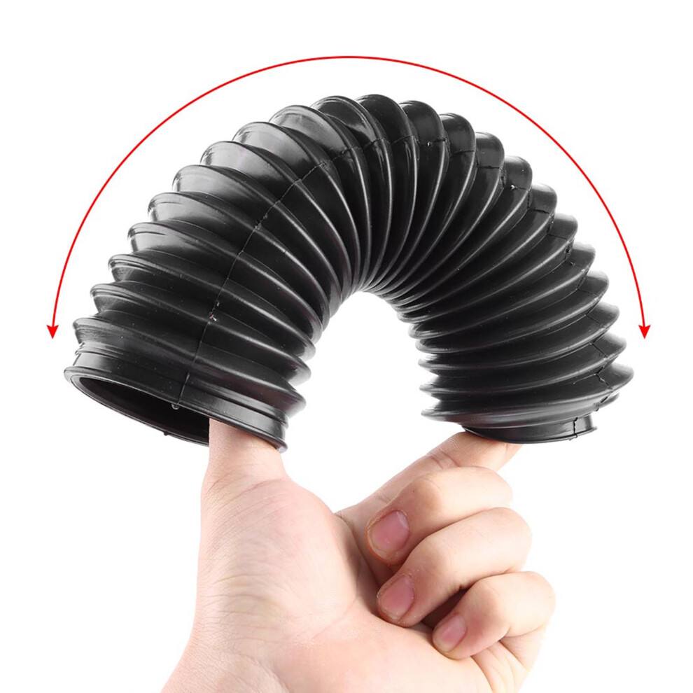 Stretchable Rubber Front Fork Covers For Atvs & Dirt Bikes 2Pcs Set Black 7681363022736