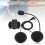 Bluetooth-Helm-Intercom-Headset für V4/V6 Motorrad Schwarz 8