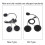 Bluetooth-Helm-Intercom-Headset für V4/V6 Motorrad Schwarz 3