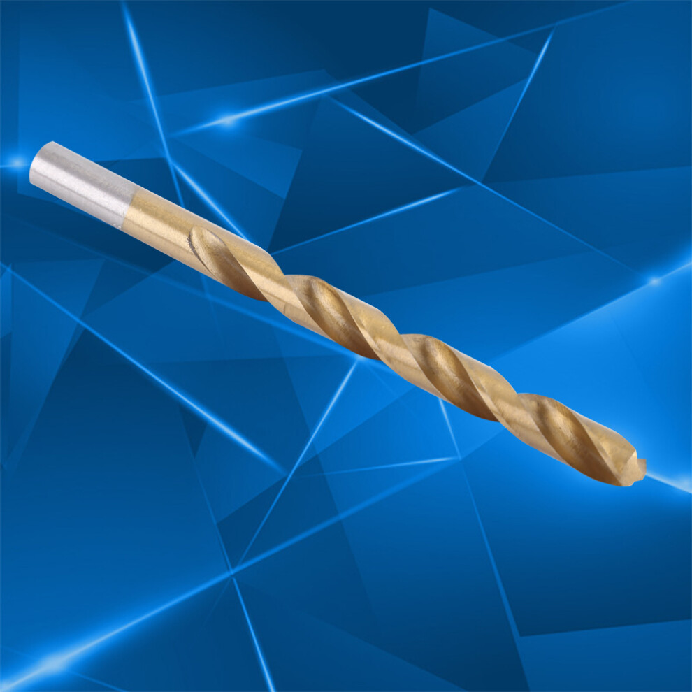 19Pcs High Speed Steel Titanium Coated Twist Drill Bit Set 1-10Mm 3031363024003