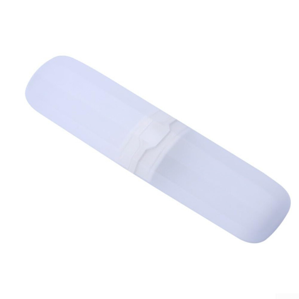 Travel Toothbrush Holder Stretchable Toothpaste Case Adjustable PP Box Hygienic Storage Leakproof Compact Clear