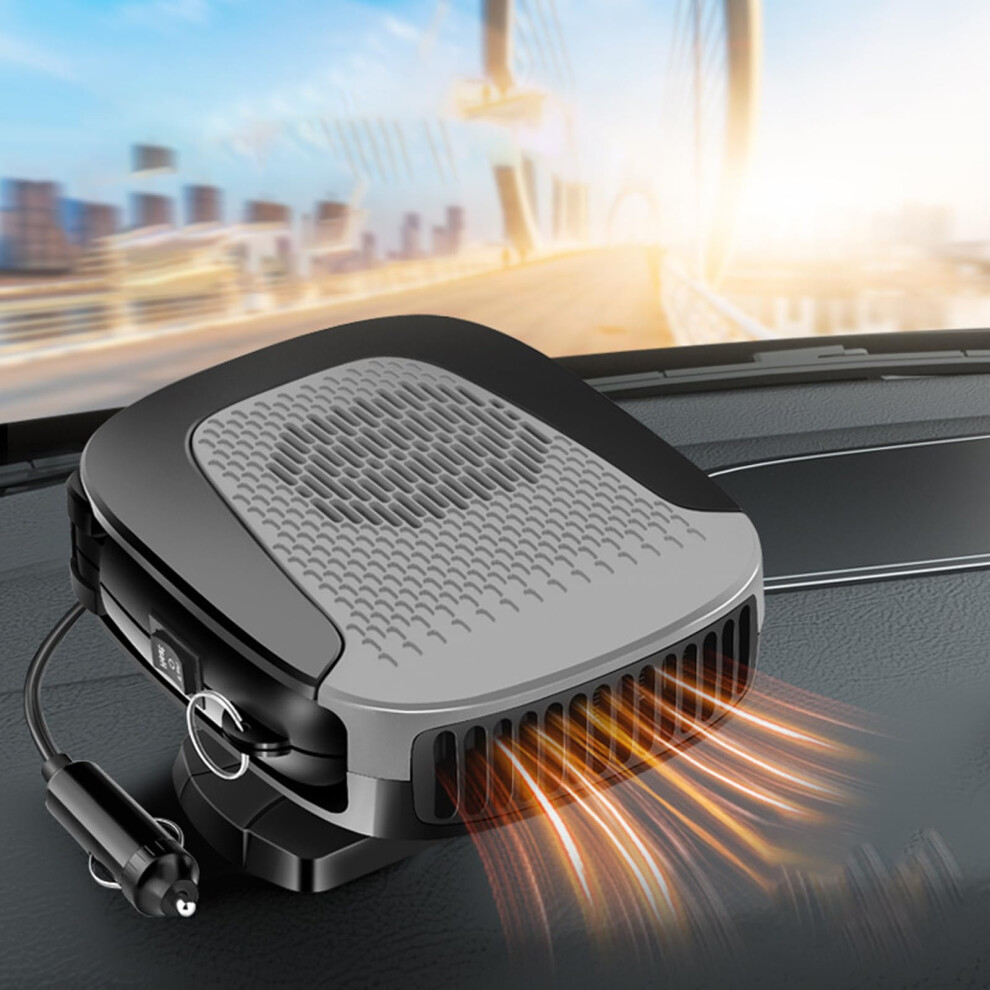 12V Car Heater Heating Fan 360 Degree Rotation For Vehicle Interior Windshield Defroster Fast Heating 9105992244935