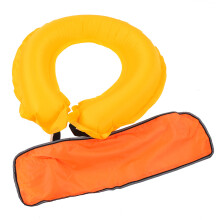 Verstellbarer aufblasbarer Lebensgurt mit reflektierenden Bändern für Sicherheit (Orange)