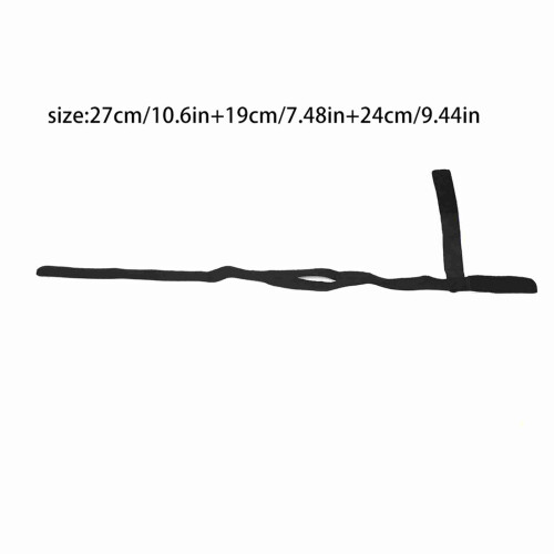 Comfortable Black Anti-Snoring Jaw Support Strap for Quiet Sleep 1