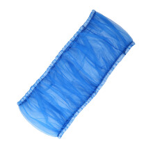 Große belüftete Nylon-Vogelkäfigabdeckung mit Samenfänger - Blau, 33cm
