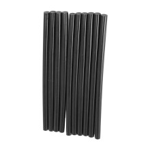 Set of 10 Colorful 7x150mm Hot Melt Glue Sticks for 20W Small Heat Gun Black