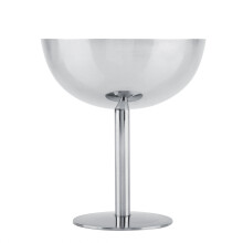 Vasos para postres de acero inoxidable apto para uso alimentario, de amplia aplicación para el hogar, hoteles y restaurantes.