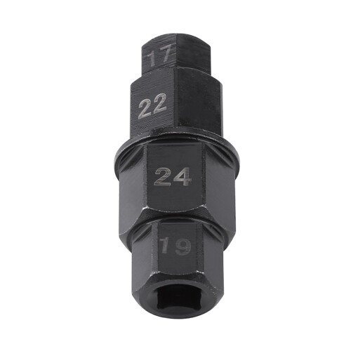 Durable Motorcycle Front Wheel Axle Removal Tool 17mm-24mm Hex Spindle