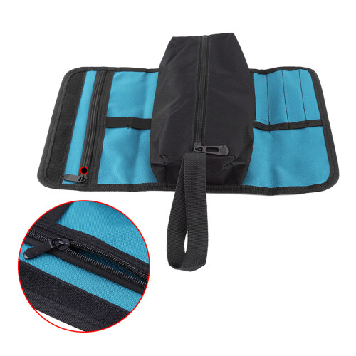 Foldable Electrician Tool Organizer Bag 25x36cm, Black