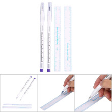 2Pcs Disposable Surgical Skin Marker with Rulers for Precise Tattoo Positioning