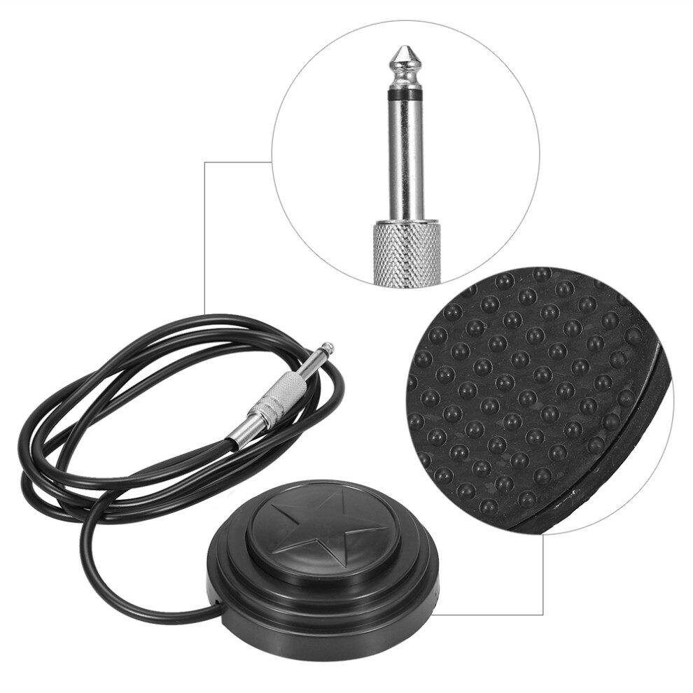Tattoo Power Supply Foot Pedal 5ft Cord Anti-Skid Body Art Accessory