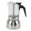 Διπλής Βαλβίδας Moka Pot, Φορητή Καφετιέρα Εστίας με Διαφανές Καπάκι, Ανοξείδωτη 4