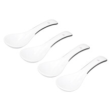 Łyżeczki porcelanowe premium z nanotechnologią, elegancki design i gładka powierzchnia do domu, hotelu lub restauracji, bezpieczne do