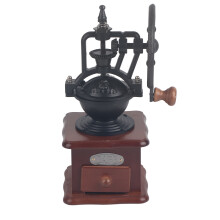 Vintage mlýnek na kávová zrna, ruční mlýnek na kávová zrna s keramickým jádrem, pro čerstvě mletou kávu a kávovar na espresso,