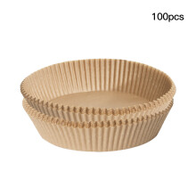 Papel multiuso à prova de gordura, forro antiaderente para assar, papel manteiga resistente ao calor, compatível com fritadeira a ar (20x16x4,5cm)
