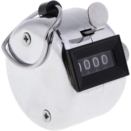 Πολυλειτουργικό Clicker, Μηχανικός Μετρητής, Ανθεκτική Μεταλλική Θήκη, Οθόνη