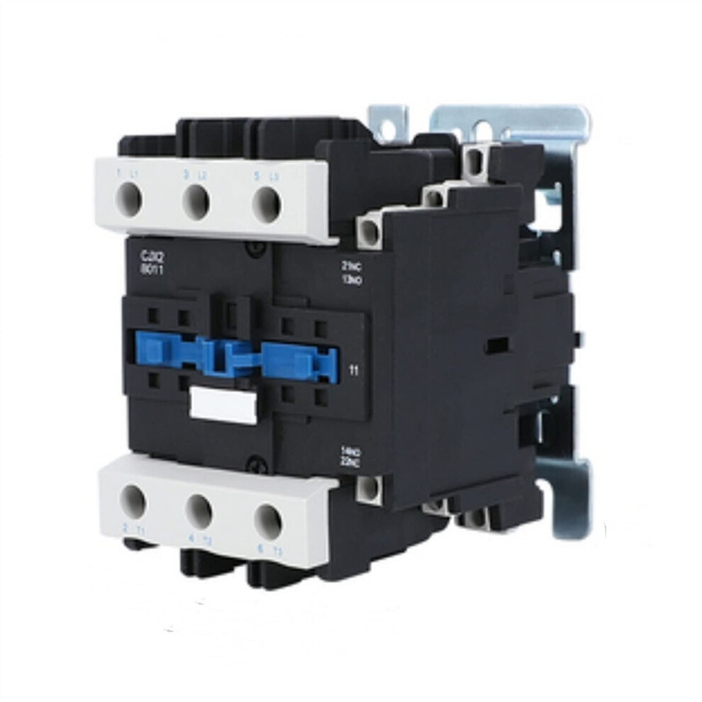 Contactor 80A 3P Ac 1No 1Nc Cjx28011 Din Rail Screw Mount Silver Threephase 220V Industrial Electrics 9067246926274