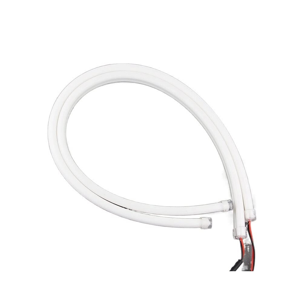 Angel Eye 2Pcs 12V Car Drl Flexible Tube Led Daytime Running S Turn Signal, 30Cm 45Cm 60Cm Light/White 9105992245727