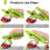 Cherry Pitter OneHanded Operation, Stone Remover, Seed Remover, Scoop Design, Green 4