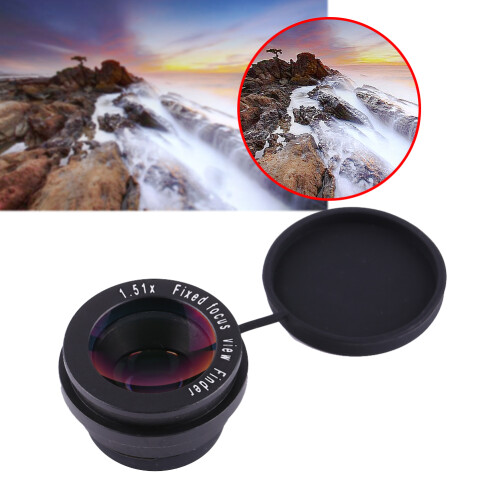 Viewfinder Eyepiece Magnifier 1.5X Fixed Focus for DSLR Camera Durable Plastic 2