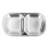 Πλένεται στο πλυντήριο πιάτων από ανοξείδωτο ατσάλι, διαιρούμενο πιάτο, 1
