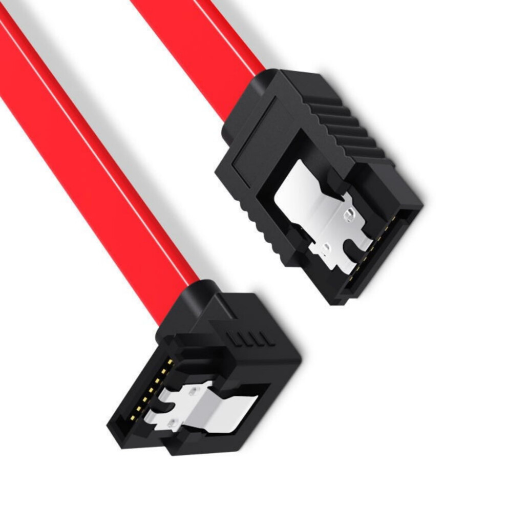 Sataiii 7Pin Locking Data Cable Angled Head Durable Construction Sata3.0 90Degree Upgrading Storage Devices Latches 9067246927172