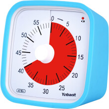 Minuteur visuel, outil de gestion du temps avec compte à rebours, minuteur mécanique pour une utilisation respectueuse de l'environnement,