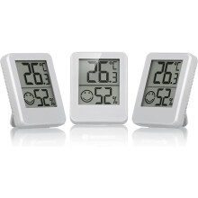 Slimme hygrometer voor binnen, digitale thermometer met app-bediening, hoge nauwkeurigheid voor monitoring in huis, kantoor of kas.
