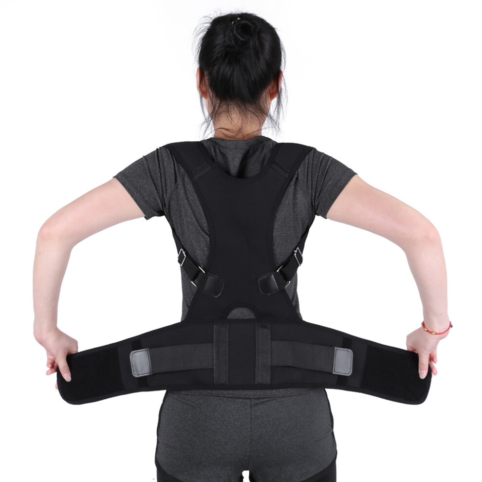 Adjustable Posture Correct Belt Black XL Lumbar Back Support-image-OPC-PN5R72N-NEW