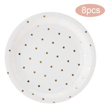 Serviettes absorbantes de haute qualité assorties à des articles de fête au design soigné. Assiettes jetables de qualité supérieure pour une