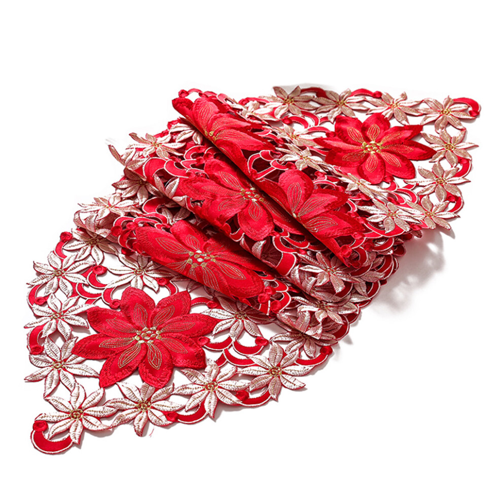 (RedGold) Christmas Table Runner Textile Placemats Dresser Flag Restaurant-image-OPC-PN5R795-NEW