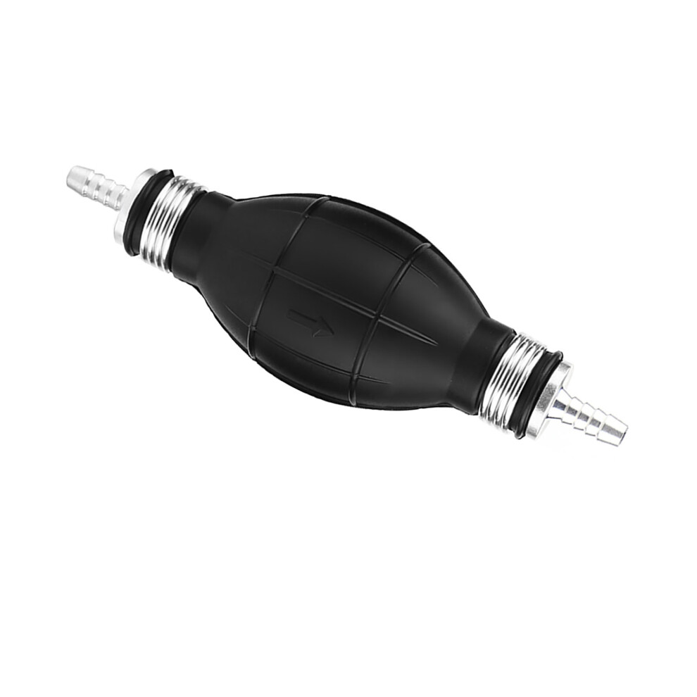 Car Boat Marine Fuel Line Primer Bulb 6Mm Rubber Aluminum Hand Pump 9321363032110
