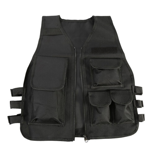 Nylon CS Game Molle Plattenrucksack für Kinder - Schwarz, 48x32cm 1