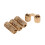 Invisible Copper Concealed Hinges 4pcs 12mm for Cabinet DIY Projects 13