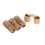 Invisible Copper Concealed Hinges 4pcs 12mm for Cabinet DIY Projects 7